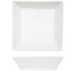 Assiette Creuse 22 x22 cm - Blanche